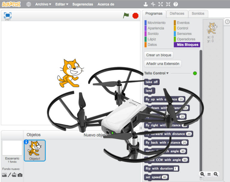 Programar TELLO con SCRATCH
