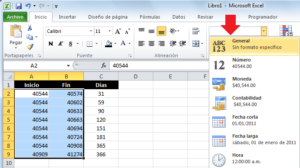 Cálculo del Tiempo Entre Dos Fechas en Excel