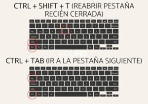 Cómo cambiar de pestaña con el teclado