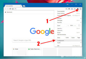Cómo poner página de inicio en Google Chrome