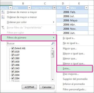 Cómo Poner un Filtro en Microsoft Excel