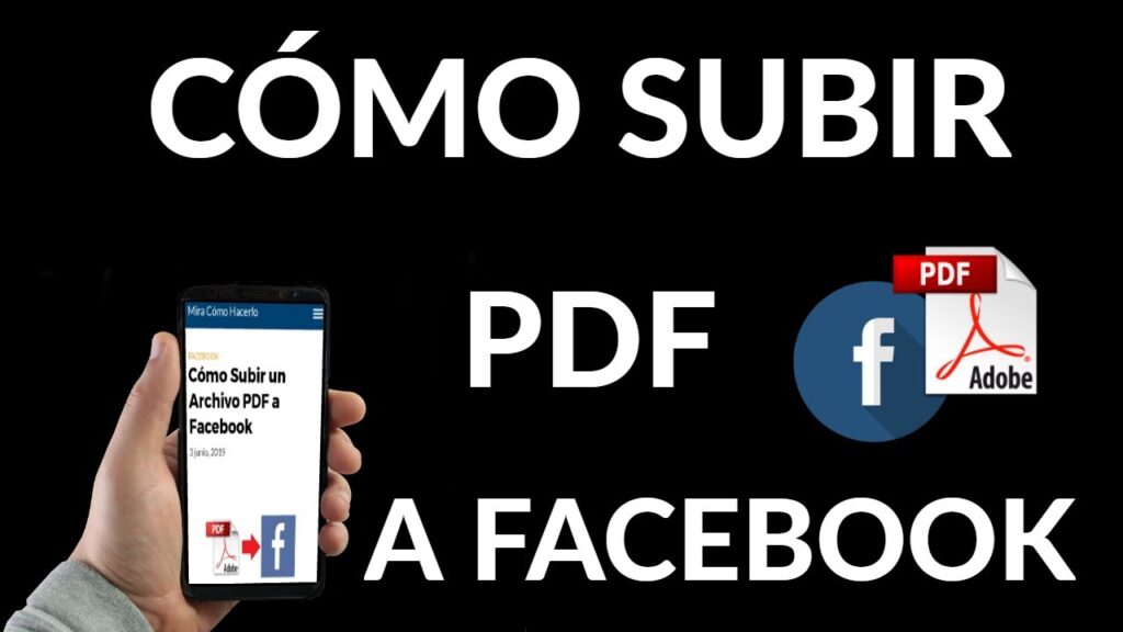 Cómo Subir un PDF a Facebook