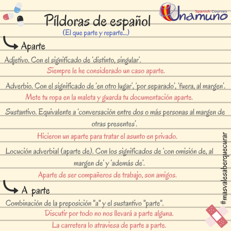 A Parte ¿Cuál es la Diferencia Entre el Parte y la Parte?