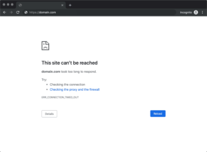 No Puedes Acceder a Este Sitio Web: Página de Conexión