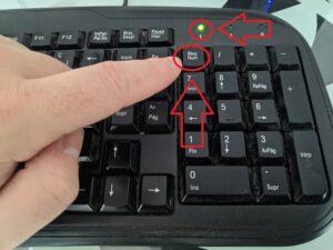 ¿Por qué no funciona mi teclado numérico?